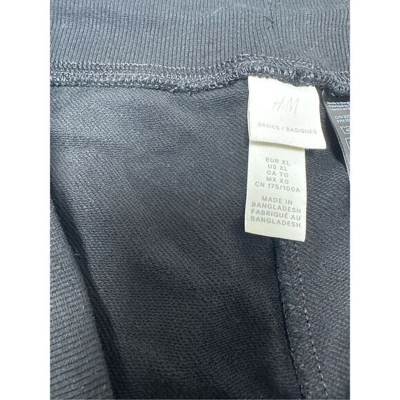 H&M Women’s Cotton Blend Knit Joggers Black Size XL - Picture 11 of 14